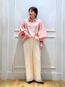 「アイテム（パンプス）」を使った、mahoさん（レディース・162cm・20代）の春コーディネート