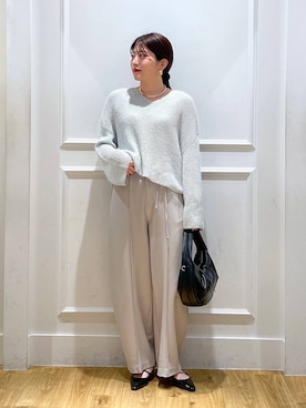 「アイテム（パンプス）」を使った、mahoさん（レディース・162cm・20代）の春コーディネート