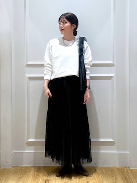 「アイテム（スウェット）」を使った、mahoさん（レディース・162cm・20代）の秋コーディネート
