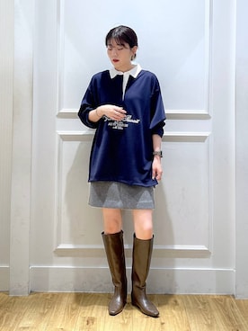 mahoさん（レディース・162cm）の秋コーディネート