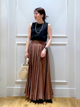 「A part by（アパートバイ）のアイテム（パンプス）」を使った、mahoさん（レディース・162cm）の夏コーディネート