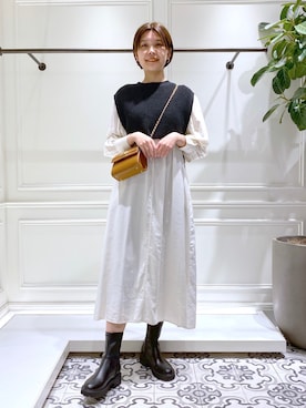 mahoさん（レディース・170cm）の冬コーディネート