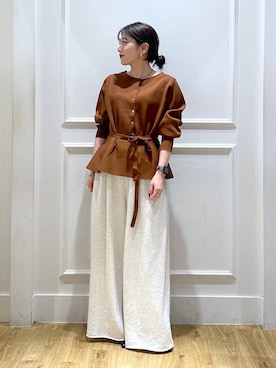 「A part by（アパートバイ）のアイテム（スウェットパンツ）」を使った、mahoさん（レディース・162cm）の秋コーディネート