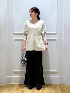 「LE VERNIS（ル・ベルニ）のアイテム」を使った、mahoさん（レディース・162cm）の秋コーディネート