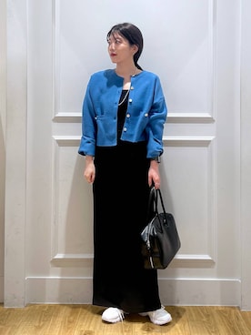 「EU,US NEW BALANCE（イーユーユーエスニューバランス）のアイテム」を使った、mahoさん（レディース・162cm）の秋コーディネート