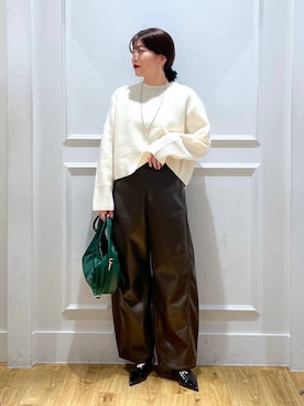 「A part by（アパートバイ）のアイテム（シューズ）」を使った、mahoさん（レディース・162cm）の秋コーディネート