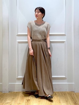「アイテム（スカート）」を使った、mahoさん（レディース・162cm・20代）の夏コーディネート