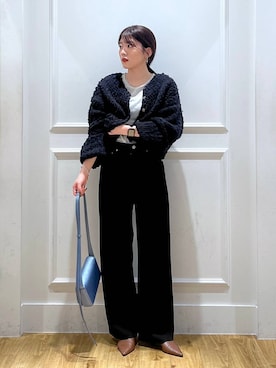 「e/rm（イーアールエム）のアイテム」を使った、mahoさん（レディース・162cm）の秋コーディネート