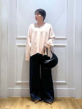 「LE VERNIS（ル・ベルニ）のアイテム」を使った、mahoさん（レディース・162cm）の冬コーディネート