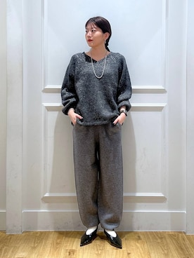 「A part by（アパートバイ）のアイテム（シューズ）」を使った、mahoさん（レディース・162cm）の秋コーディネート