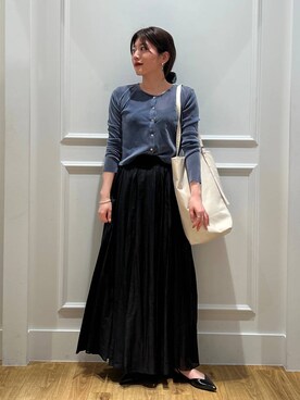 「e/rm（イーアールエム）のアイテム（バッグ）」を使った、mahoさん（レディース・162cm）の春コーディネート