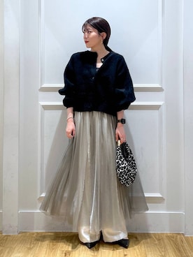 「LE VERNIS（ル・ベルニ）のアイテム」を使った、mahoさん（レディース・162cm）の秋コーディネート