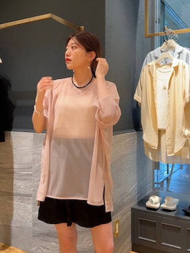 「e/rm（イーアールエム）のアイテム」を使った、mahoさん（レディース・162cm）の春コーディネート