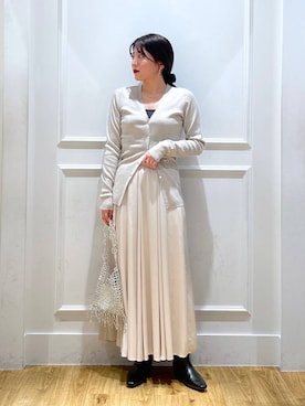 「e/rm（イーアールエム）のアイテム」を使った、mahoさん（レディース・162cm）の秋コーディネート