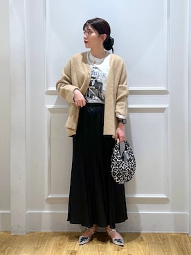 「LE VERNIS（ル・ベルニ）のアイテム」を使った、mahoさん（レディース・162cm）の秋コーディネート