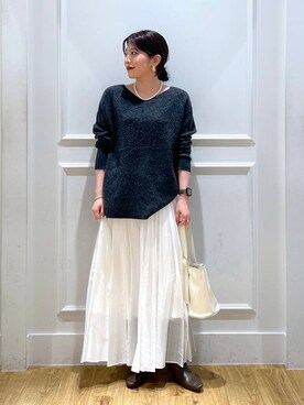 mahoさん（レディース・162cm）の冬コーディネート