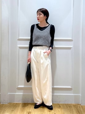 「LE VERNIS（ル・ベルニ）のアイテム」を使った、mahoさん（レディース・162cm）の秋コーディネート