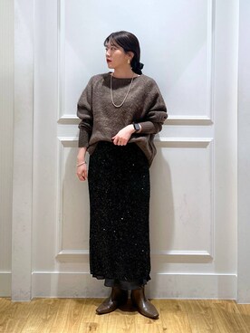 mahoさん（レディース・162cm）の冬コーディネート