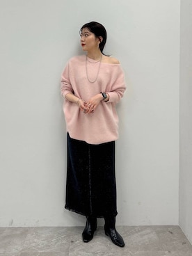 「A part by（アパートバイ）のアイテム（シューズ）」を使った、mahoさん（レディース・162cm）の秋コーディネート