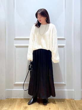 「A part by（アパートバイ）のアイテム（シューズ）」を使った、mahoさん（レディース・162cm）の秋コーディネート