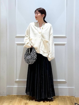 「LE VERNIS（ル・ベルニ）のアイテム」を使った、mahoさん（レディース・162cm）の秋コーディネート