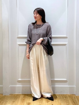 「LE VERNIS（ル・ベルニ）のアイテム」を使った、mahoさん（レディース・162cm）の夏コーディネート