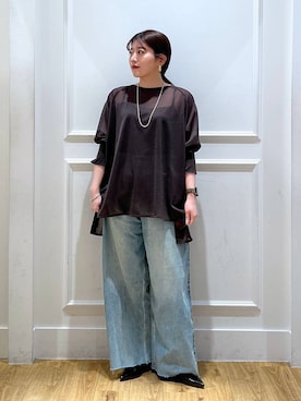「アイテム（パンプス）」を使った、mahoさん（レディース・162cm・20代）の春コーディネート
