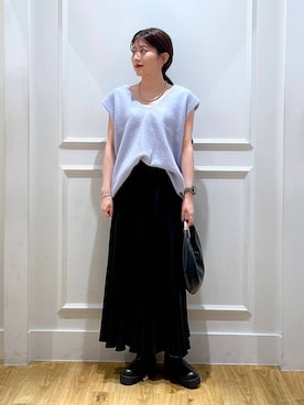 「LE VERNIS（ル・ベルニ）のアイテム」を使った、mahoさん（レディース・162cm）の秋コーディネート