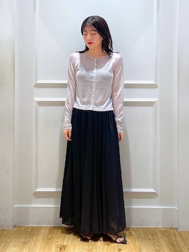 「A part by（アパートバイ）のアイテム」を使った、mahoさん（レディース・162cm）の夏コーディネート