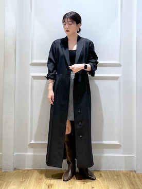 「アイテム（その他アウター）」を使った、mahoさん（レディース・162cm・20代）の秋コーディネート
