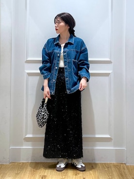 「LE VERNIS（ル・ベルニ）のアイテム」を使った、mahoさん（レディース・162cm）の秋コーディネート