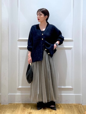 「LE VERNIS（ル・ベルニ）のアイテム」を使った、mahoさん（レディース・162cm）の秋コーディネート