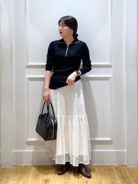 mahoさん（レディース・162cm）の冬コーディネート