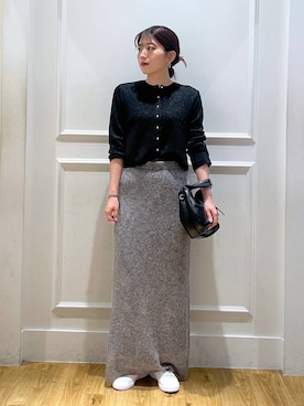 「A part by（アパートバイ）のアイテム（スニーカー）」を使った、mahoさん（レディース・162cm）の秋コーディネート