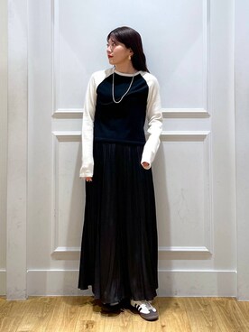 「e/rm（イーアールエム）のアイテム」を使った、mahoさん（レディース・162cm）の冬コーディネート