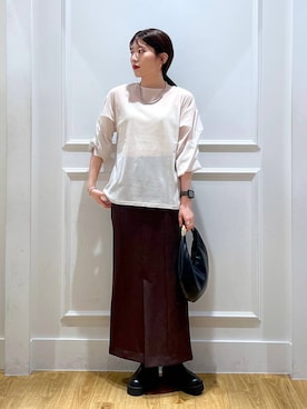 「LE VERNIS（ル・ベルニ）のアイテム」を使った、mahoさん（レディース・162cm）の秋コーディネート