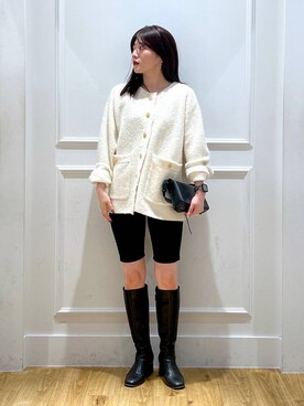 「アイテム（レッグウェア）」を使った、mahoさん（レディース・162cm・20代）の秋コーディネート