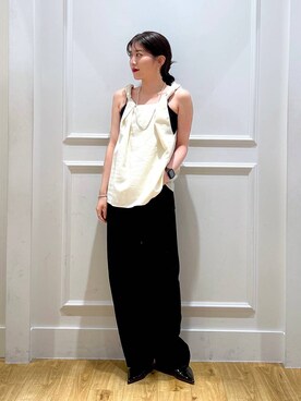 「e/rm（イーアールエム）のアイテム」を使った、mahoさん（レディース・162cm）の夏コーディネート