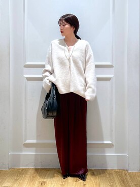 「e/rm（イーアールエム）のアイテム（パンツ）」を使った、mahoさん（レディース・162cm）の秋コーディネート