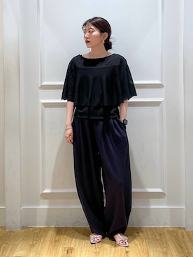 「アイテム（スウェットパンツ）」を使った、mahoさん（レディース・162cm・20代）の夏コーディネート
