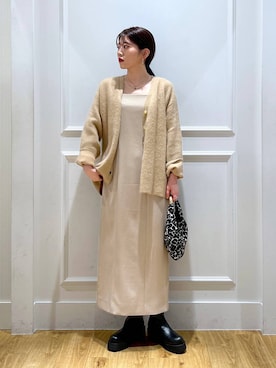 「LE VERNIS（ル・ベルニ）のアイテム」を使った、mahoさん（レディース・162cm）の秋コーディネート