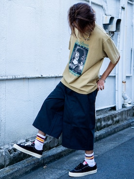「BEN DAVIS（ベンデイビス）のアイテム」を使った、Ryoさん（メンズ・175cm）の夏コーディネート