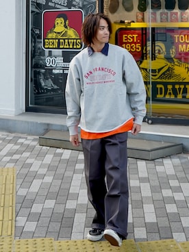 Ryoさん（メンズ・175cm）の冬コーディネート