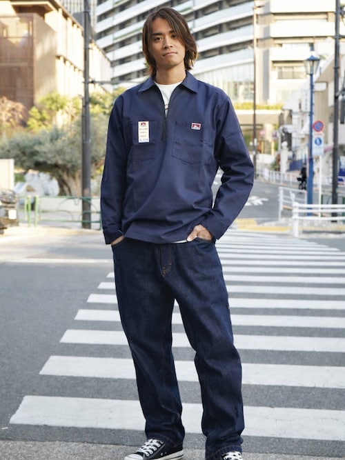 BEN DAVIS HALF ZIP L/S（シャツ/ブラウス）｜BEN DAVIS（ベンデイビス