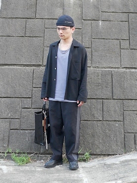 「ブログ・YouTubeのアイテム（その他、その他）」を使った、小柄の小松@162cmさん（メンズ・162cm）の春コーディネート