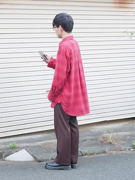 「アイテム（その他）」を使った、小柄の小松@162cmさん（メンズ・162cm）の秋コーディネート