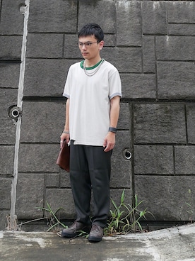 「アイテム（その他）」を使った、小柄の小松@162cmさん（メンズ・162cm・30代）の夏コーディネート