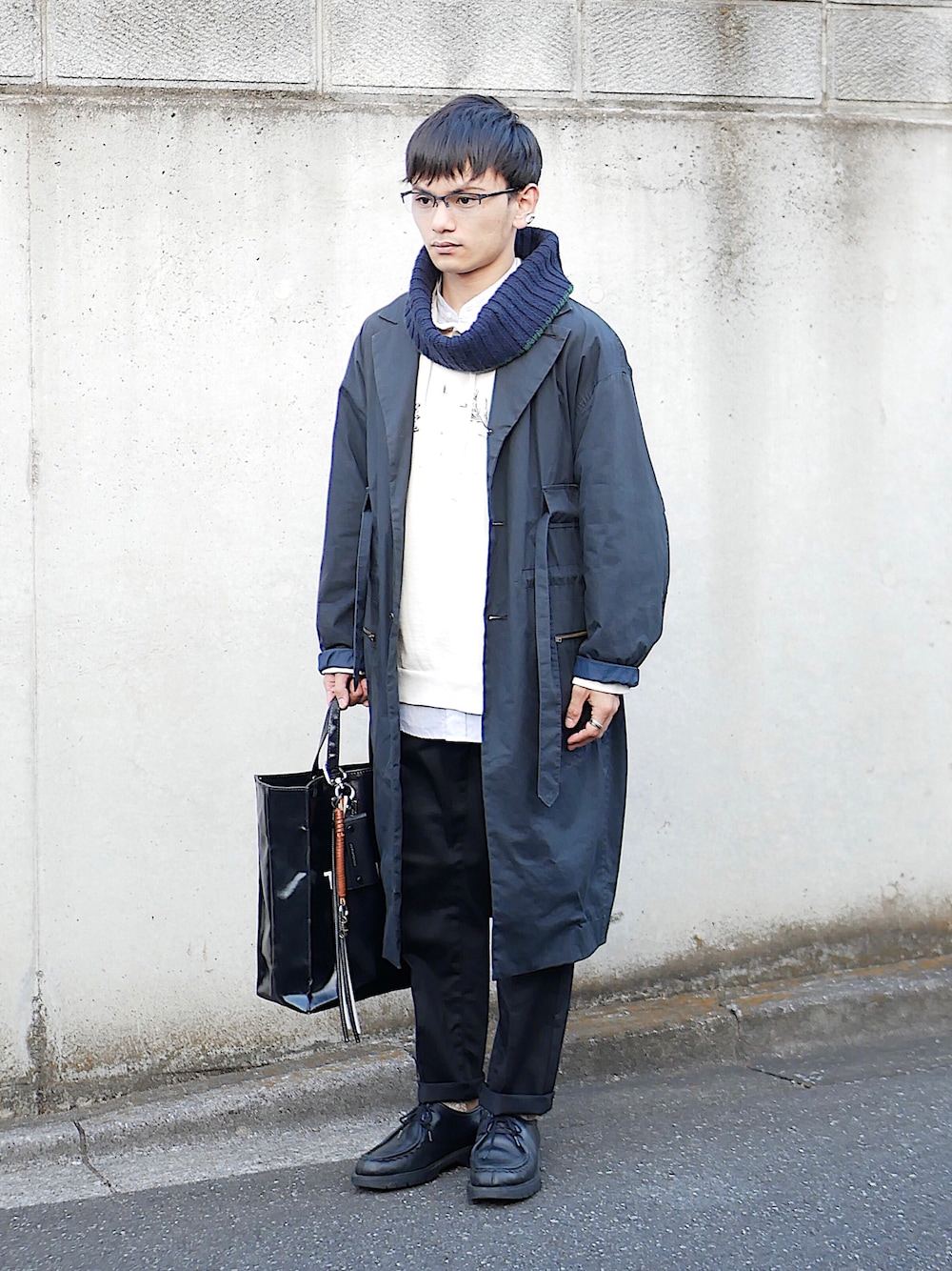 SOE 2012-13FW チェスターコート 5351POUR LES HOMMES「スーパー100's フランネルチェスター