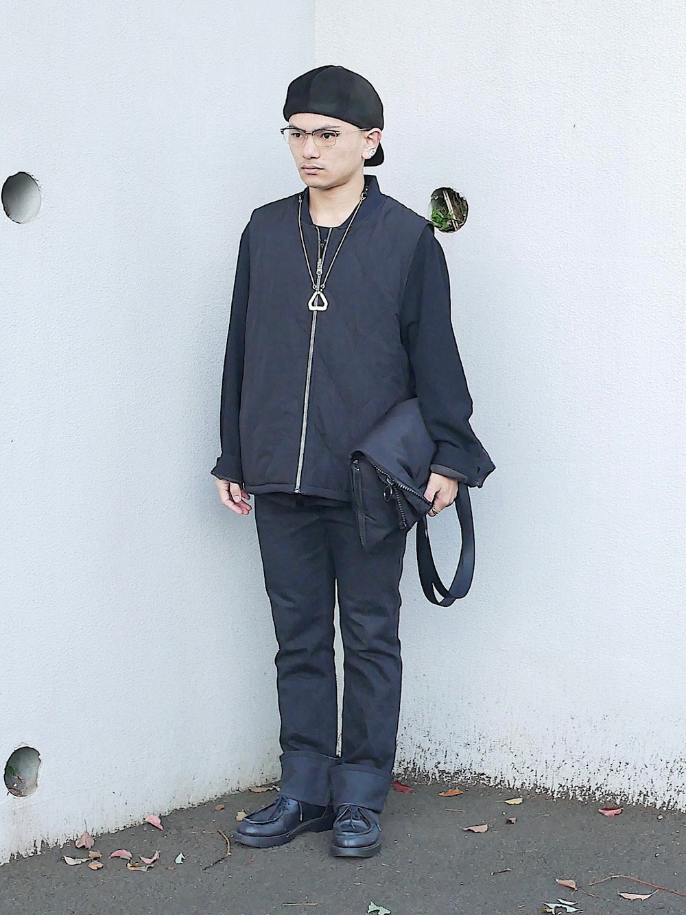 「低身長、低身長男子、低身長コーデ、低身長ファッション、soe、Sakanaction、サカナクション、GUコーデ、KLEMAN、Paul Smith、UNIQLO U、ユニクロU、グラスコード、グラスホルダー、クラッチバッグ」｜「ブログ・YouTubeのアイテム（その他、その他）」を使った、小柄の小松@162cmさん（メンズ・162cm）の秋コーディネートの1枚目の写真