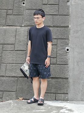 「ブログ・YouTubeのアイテム（その他）」を使った、小柄の小松@162cmさん（メンズ・162cm・30代）の夏コーディネート